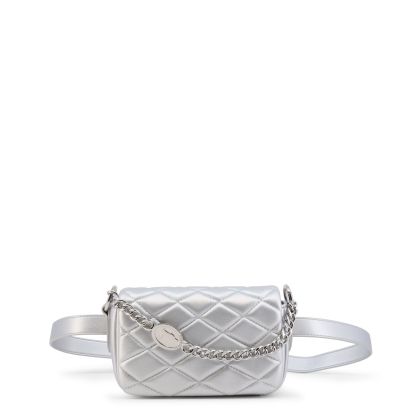 TRUSSARDI дамска сребърна чантичка