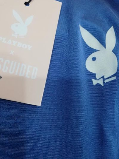Playboy x Missguided дамски спортен клин с лого на Плейбой