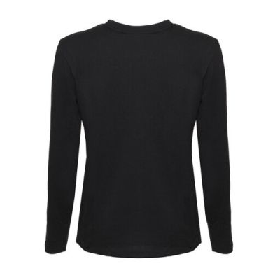  Calvin Klein мъжка черна блуза с дълъг ръкав и голямо лого