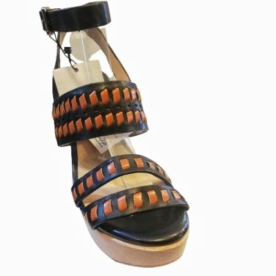  MANGO дамски сандали с дървен ток