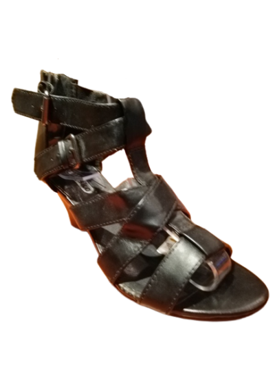 DINSKO дамски черни сандали 