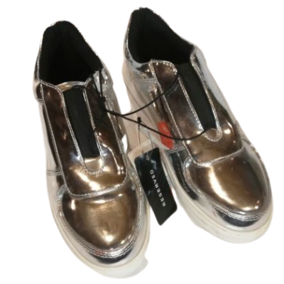 RESERVED дамски сребърни обувки