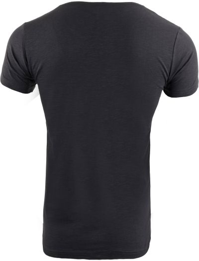 TAZZIO мъжка черна тениска с щампа