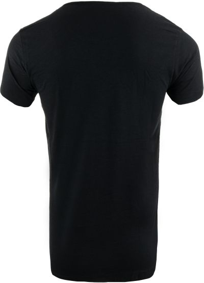 TAZZIO мъжка черна тениска с щампа