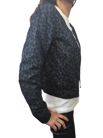 H&M дамско яке в леопардов десен 