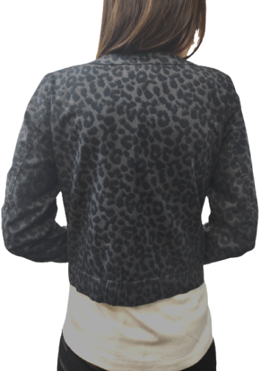 H&M дамско яке в леопардов десен 