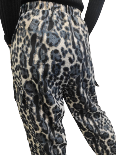 Missguided дамски леопардов карго шалвар